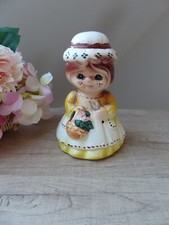 Amusant Dévidoir à Ficelle de Cuisine Grand Mère au Chapeau Céramique Vintage