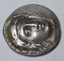 RARE R3 Grècque Argent, Didrachm Pixodarus, Caria (-340 BC) – Zeus Labraundos