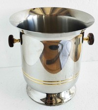 Seau à champagne WMF, Cromargan, Germany, fin XXe siècle