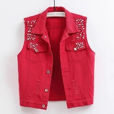 Gilet En Jean À Manches Sans