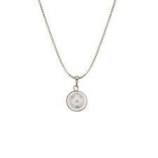 Collier En Or Blanc 18 Kt