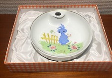 Assiette Chauffante à Bouillie Pour Bébé en Porcelaine Pillivuyt lapin