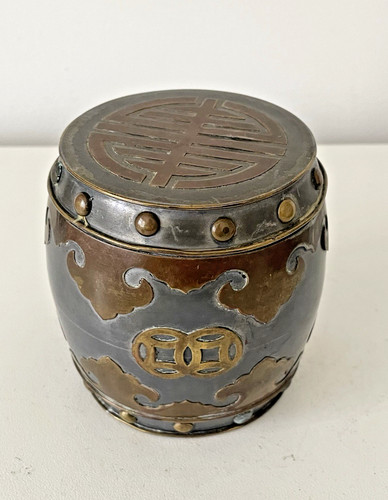Antique boite thé - boite, à