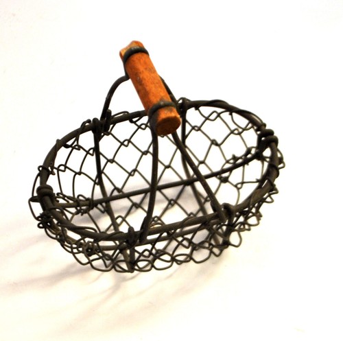 Panier miniature œuf - , vintage