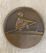 MEDAILLE EN BRONZE - AVIRON - MARSEILLE - F. FRAISSE - H. DUBOIS - 51 mm - 59,3g