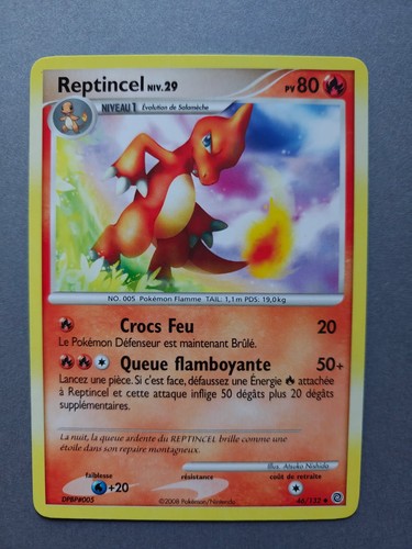 Carte pokémon reptincel p - reptincel, d&p