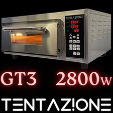 Four à pizza Tentazione MAXGT3 2800w 500°c 41.5x41.5cm Four Électrique Numérique