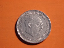 ESPAGNE  5 PESETAS  1957