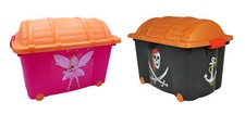 Boîte De Rangement Avec Roues Elfe Pirate Coffre Au Trésor Boîte À Jouets