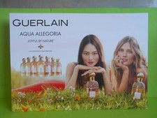 PLV GUERLAIN  - AQUA ALLEGORIA  - LA COLLECTION D'EAUX FRAICHES