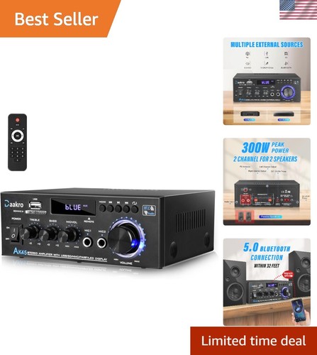 Stereo audio amplifier 300w - audio, amplifier,300w