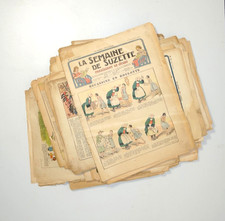 patrons poupée Bleuette, pages de La semaine de Suzette 1907 -39 grosse quantité