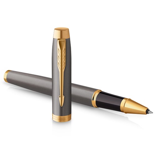 Stylo roller laque grise - im,