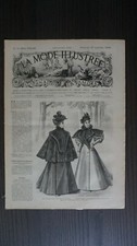 LA MODE ILLUSTREE-JOURNAL DE LA FAMILLE & SUPP. -N°38-22 SEPTEMBRE 1895-BRODERIE