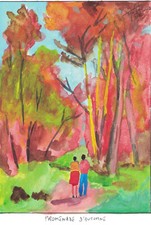   Aquarelle originale d'après André TORRE