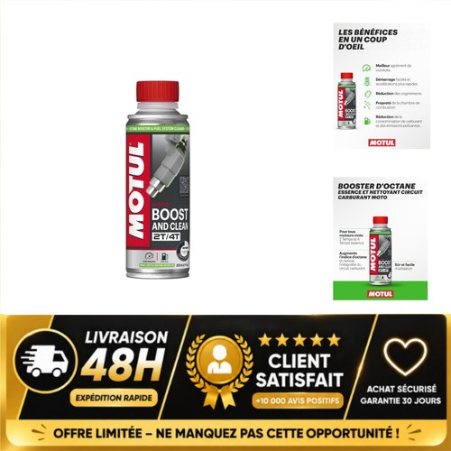 Motul booster octane - booster, d'octane