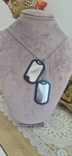 Plaque militaire double