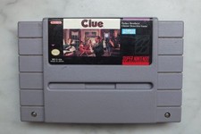 Ancien Jeu SUPER NINTENDO - SNES - CLUE  Cluedo - NTSC US - SNS CL USA - loose