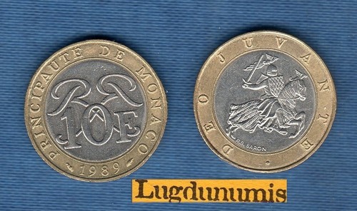 Monaco francs 1989 ttb - monaco,
