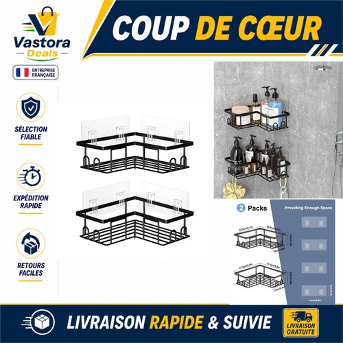 étagère douche sans - Étagère,