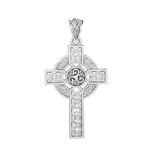 Pendentif croix triskèle - pendentif,