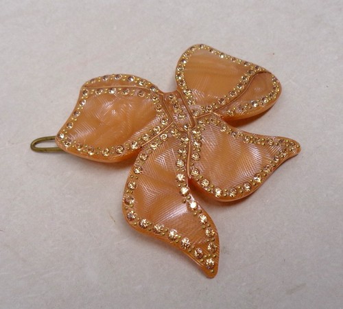 Peigne ancien barrette à - -,