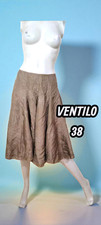 Armand Ventilo Taille 38 Superbe jupe en soie doublée beige femme