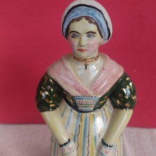 Céramique, Femme Costumé Bouteille