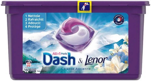 Dash allin1 pods lessive - lessive, en