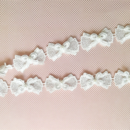 Noeuds blancs dentelle et - dentelle,