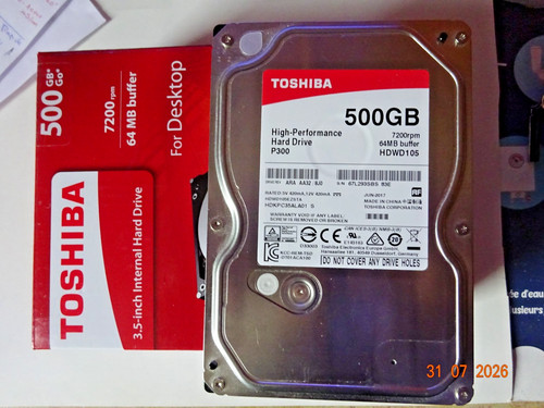 Disque dur toshiba 500 - disque, go