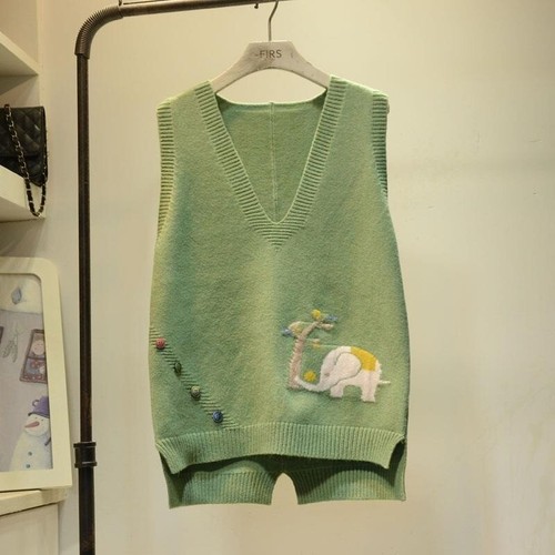 Gilet tricot femme sans - gilet,