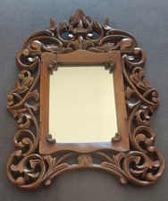 Ancien miroir cadre bois