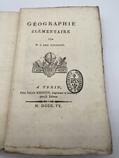 Rossignol - Géographie élémentaire - 1804 EO
