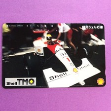 F1 McLaren Honda MP4/5B 1990 Ayrton Senn Shell TMO Phone Card car Japan a