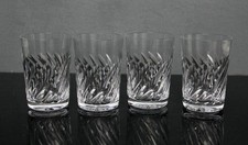 4 verres à whisky en cristal