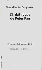 L'habit rouge de Peter Pan -