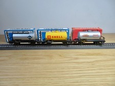Marklin lot de 3 wagons citerne en boite ref 4500, 4502, 4524