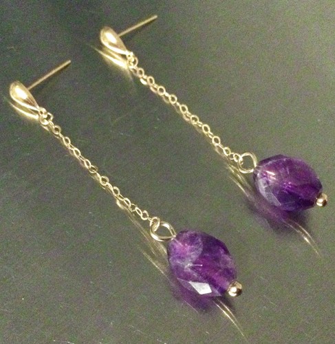 Carats améthyste fines - or, 18