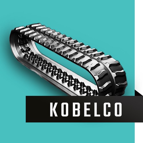 Chenilles caoutchouc kobelco - caoutchouc,