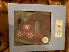 Bottines rose en cuir Robeez neuves taille 18 19 20 21