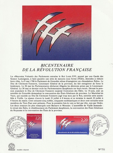 Encart philatélique 1989 - philatélique,