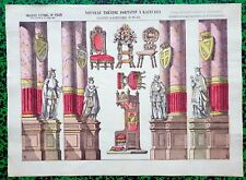  XIX ème - Rare Planche