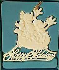 BRAND NEW LENOX IVORY PORCELAIN CHINA COLLECTIBLE DISNEY MICKEY & CO. ORNAMENT