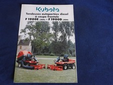 catalogue depliant Kubota