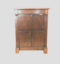 secrétaire de maitrise en acajou massif et placage d'acajou. XIX siècle .