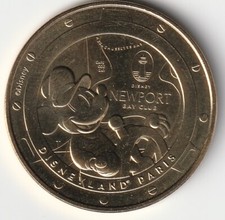 A 2024 TOKEN MEDAILLE MONNAIE DE PARIS - 77 N°53 DISNEYLAND NEWPORT  MICKEY 2024