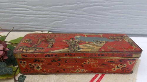 Ancienne boite tole - ancienne, litho