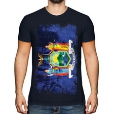 New York Drapeau État Grunge