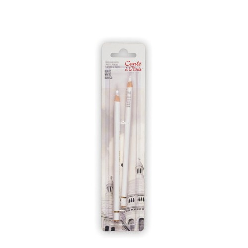 Crayons pastel blanc - 2,